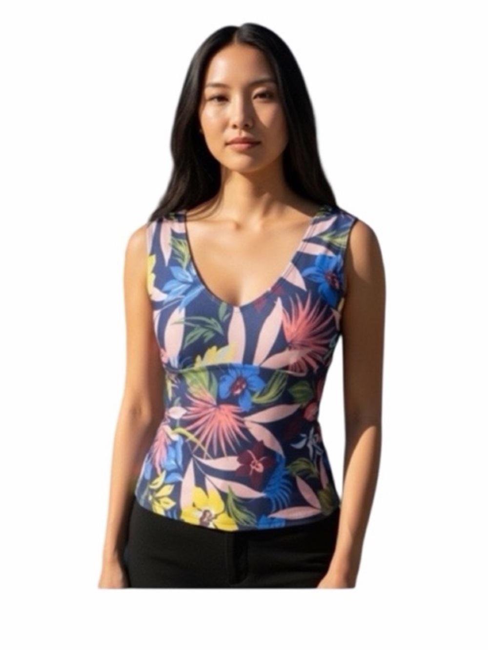 Cole Of California Floral‎ Tankini Top